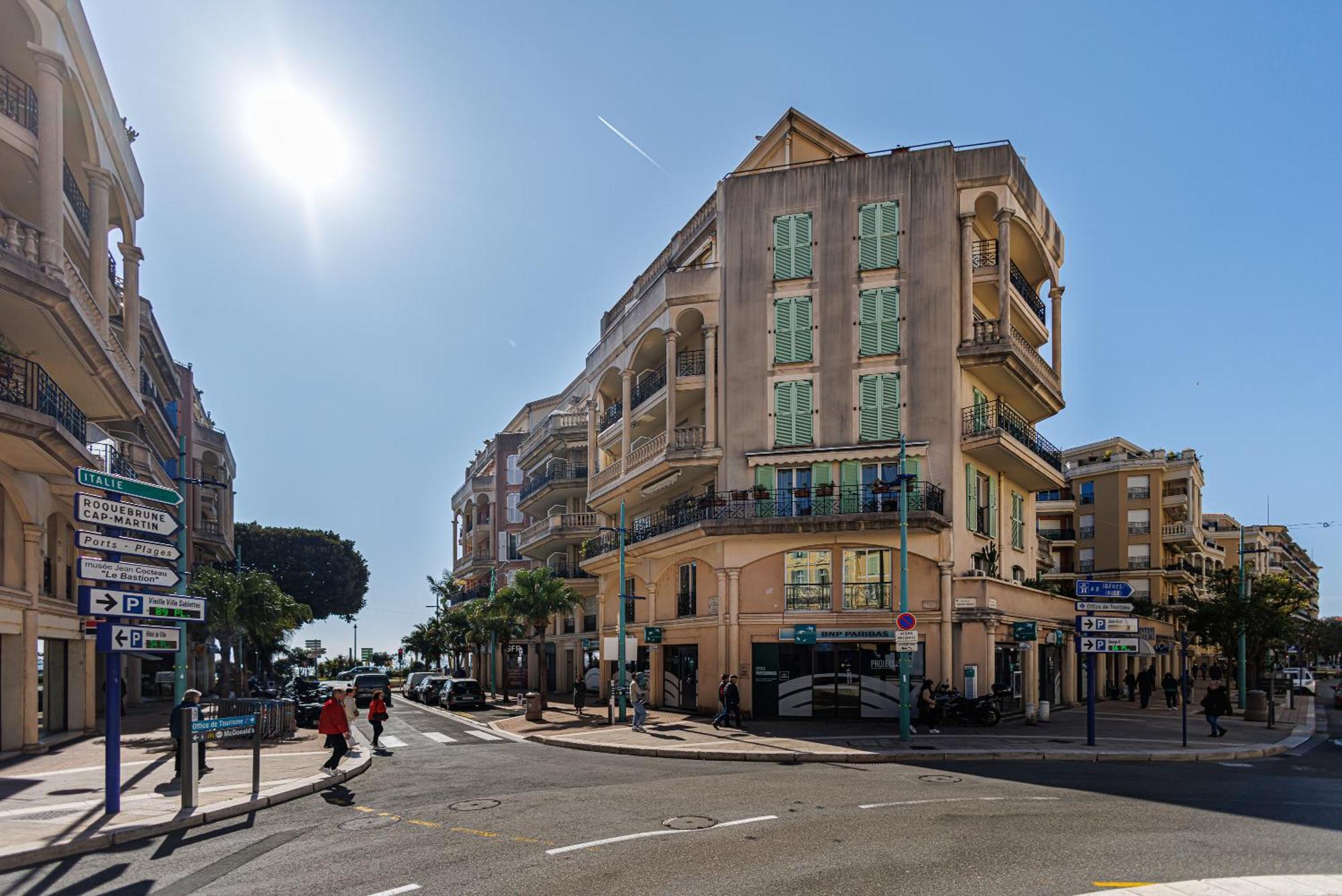 Le Victoria, Elegant T2 Au Bord Des Plages, Piscine, Sauna مينتون المظهر الخارجي الصورة